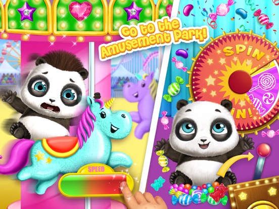 Panda Lu Baby Bear City No Ads iPad app afbeelding 1