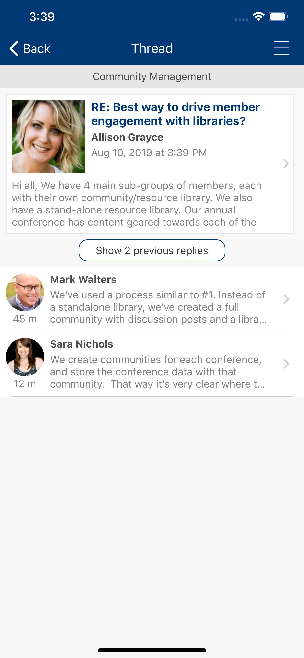 ASRT Communities screenshot 3