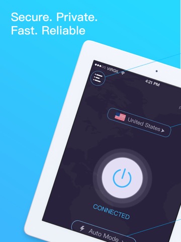 VPN for iPhone - Unlimited VPNのおすすめ画像1
