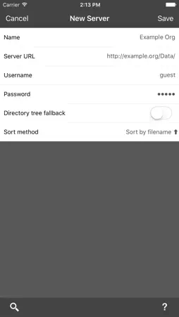 WebDAV Navigator screenshot 2