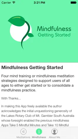 Game screenshot Mindfulness Getting Started hack