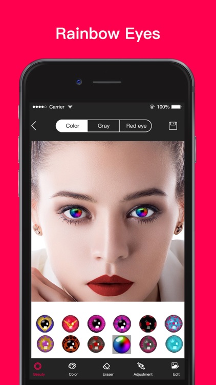Magic Eye Color-Face Makeup screenshot-6