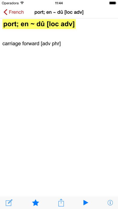 Dictionary French English Fr Screenshot