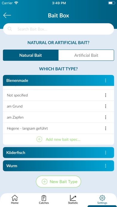 Fischerei-App Graubünden Screenshot