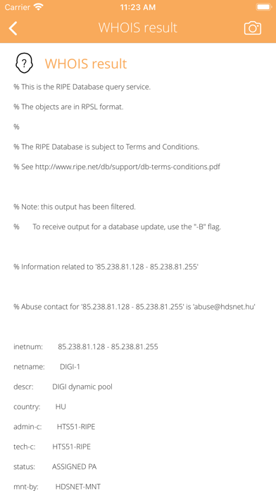 Air Address Screenshot