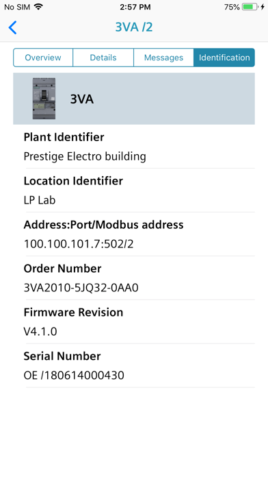 SENTRON powerconfig Screenshot