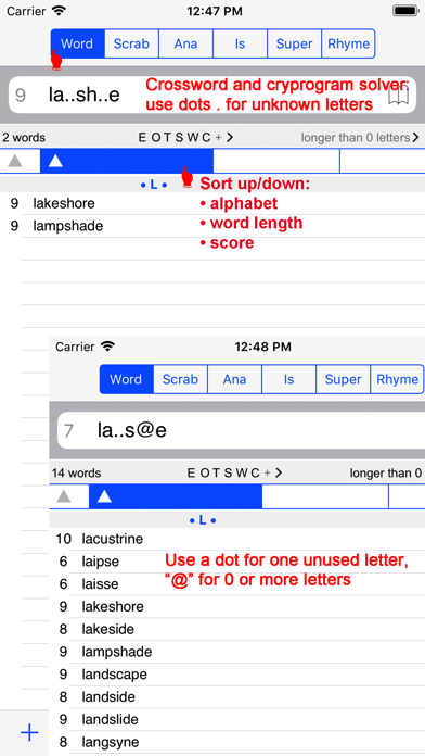 English Words Finder PRO screenshot 1