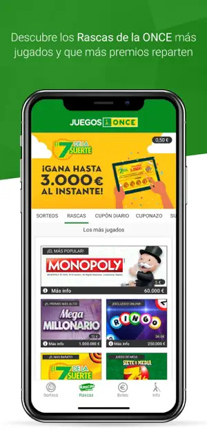 Bild 5 JuegosONCE: Sorteos de la ONCE iphone