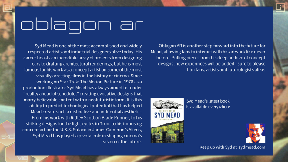 #4. OBLAGON AR (iOS) 由: Syd Mead, Inc.