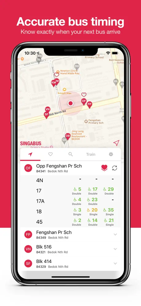 Singabus - Bus Timing + MRT