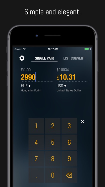SwiftCurrency: converter app