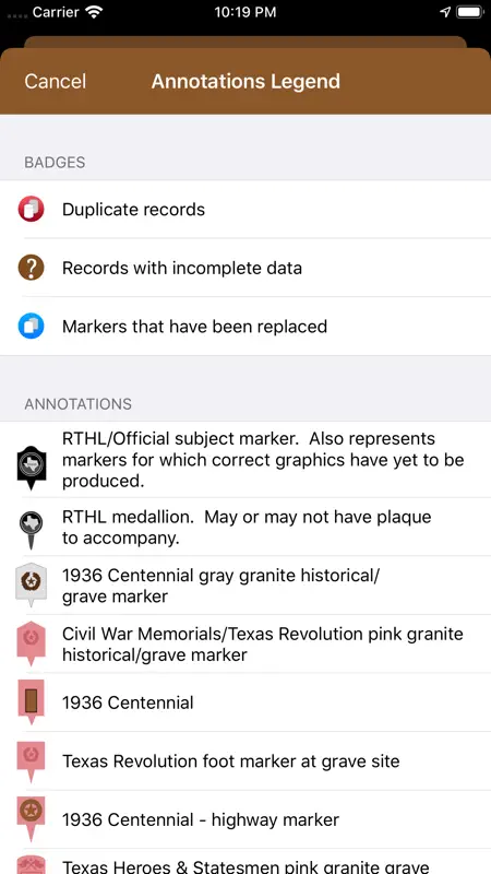Texas Historical Marker Guide screenshot 6 of 10