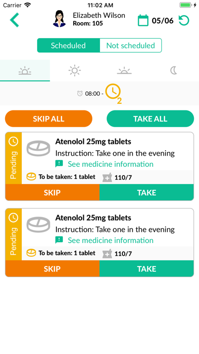 Screenshot #1 pour VCare EMAR App