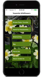 yosemite wildflowers iphone screenshot 2