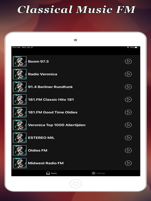 Screenshot #4 pour Classical Music FM