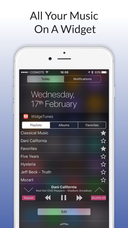 WidgeTunes - The Music Widget screenshot-0