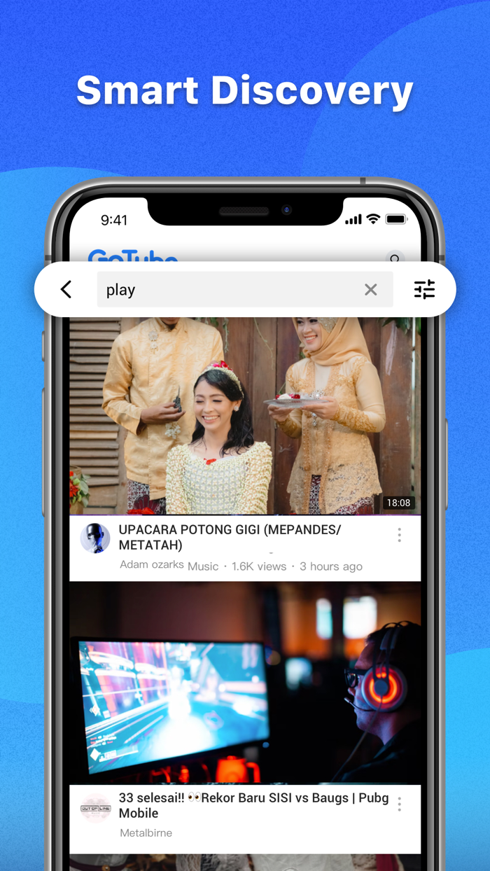 Gotube - Stream and Music player