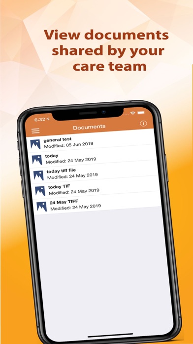 IMS Patient App Screenshot