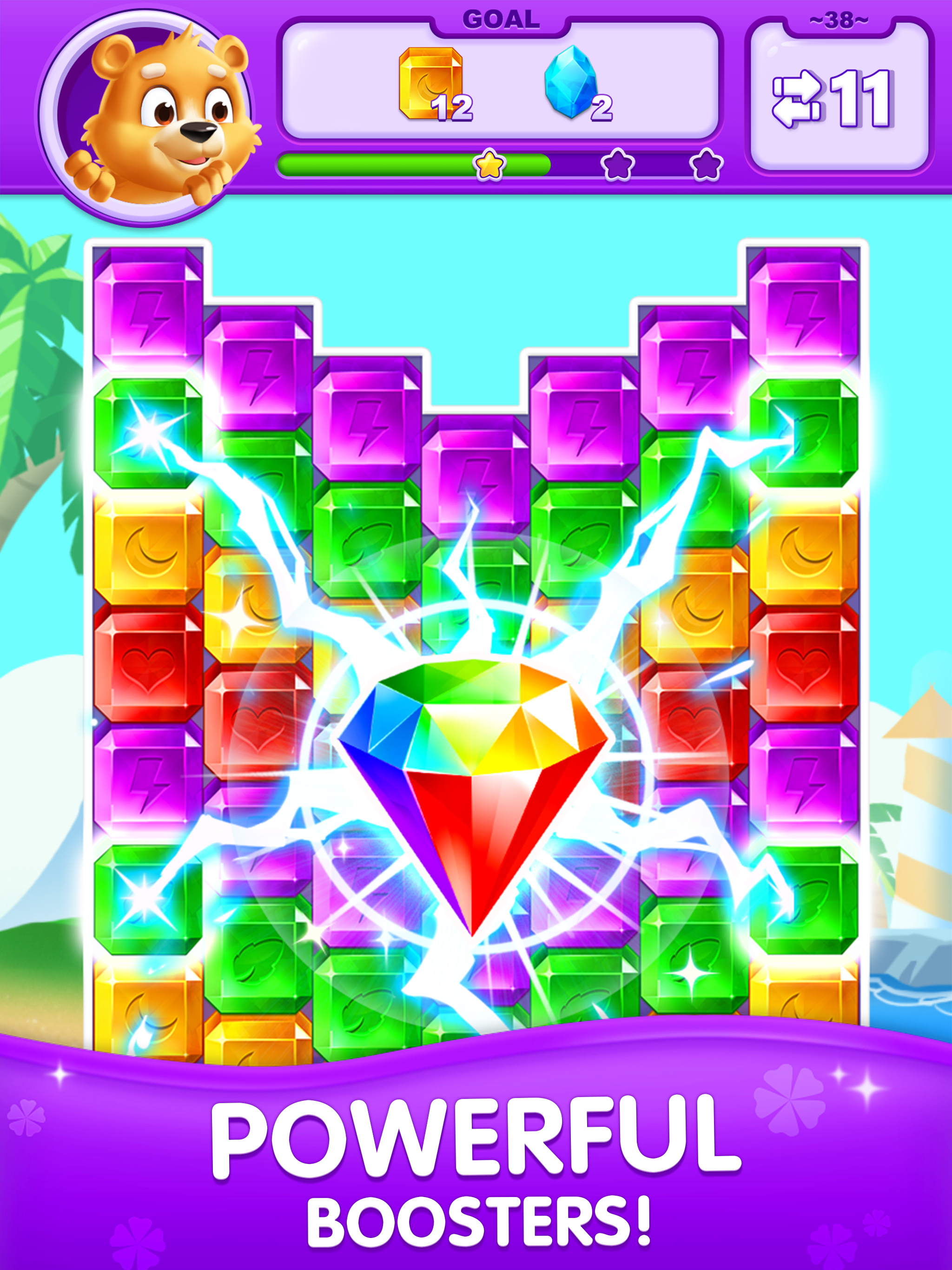 Jewel Block Blast HD screenshot 3
