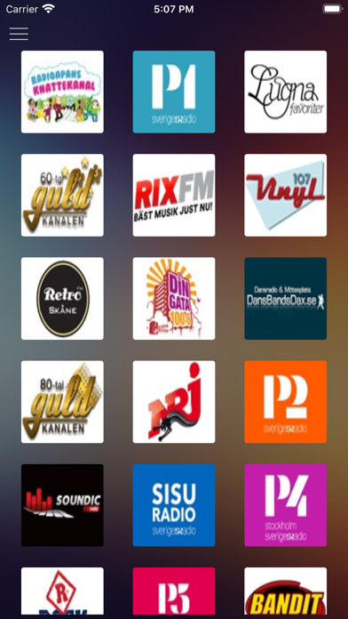 Screenshot #1 pour Swedish radio stations
