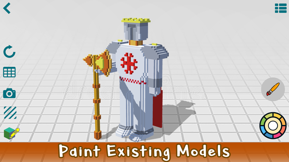 #2. Voxel 3D - Pixel Art Editor (iOS) By: Vector Labs Limited