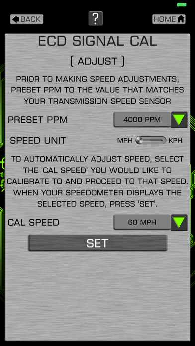 Dakota Digital Accessories Screenshot