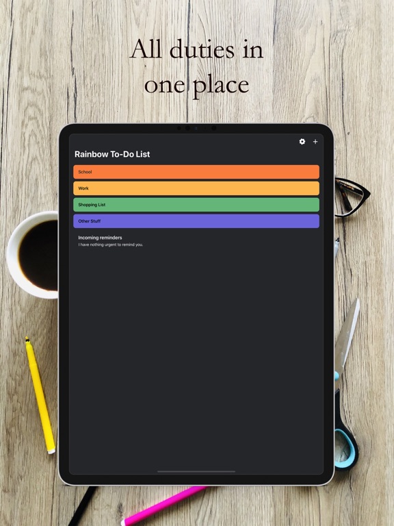 Screenshot #4 pour Rainbow TO-DO List & Reminders