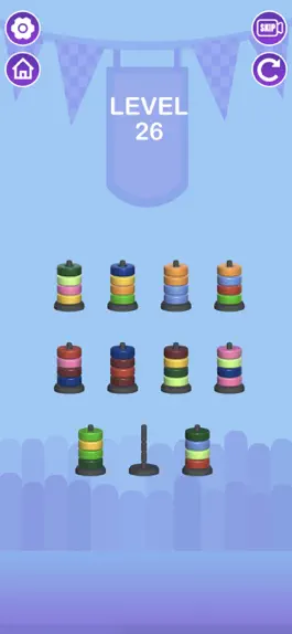 Game screenshot Hoop Sort - Brain Puzzle Game apk