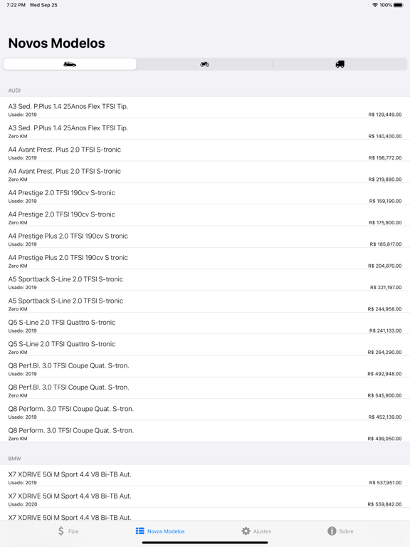 Car Ad - Tabela FIPE iPad screenshot 5 - Utilities app