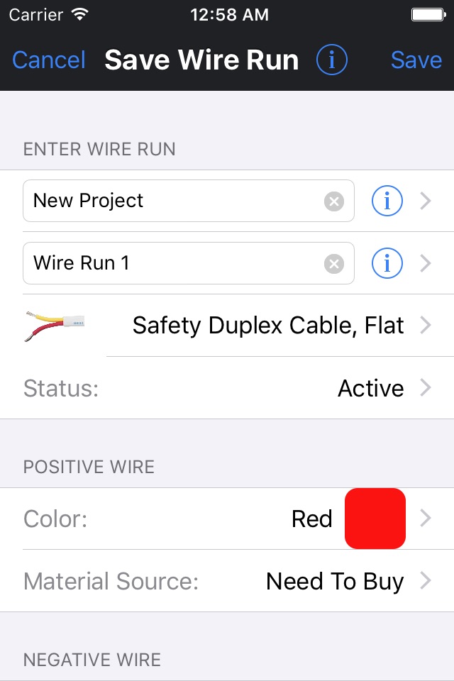 DC Wire Sizer screenshot 2