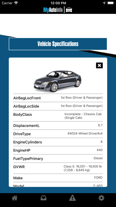 MyAutoInfo screenshot 3
