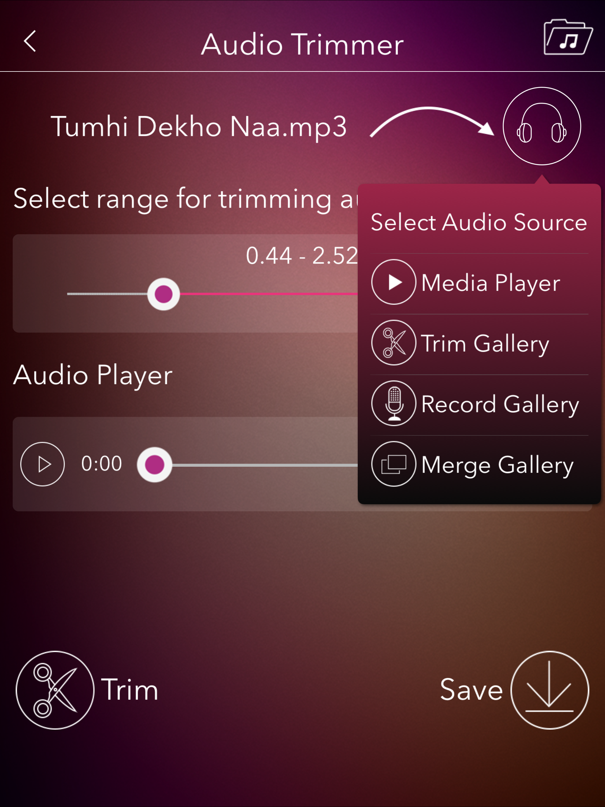 Audio Editor - Music Cutter
