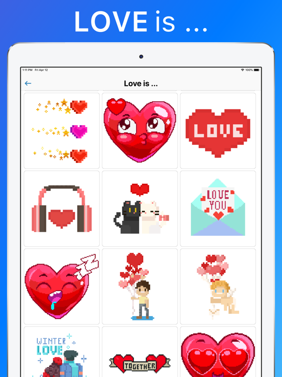 Multi Color by number iPad screenshot 5 - Entertainment app