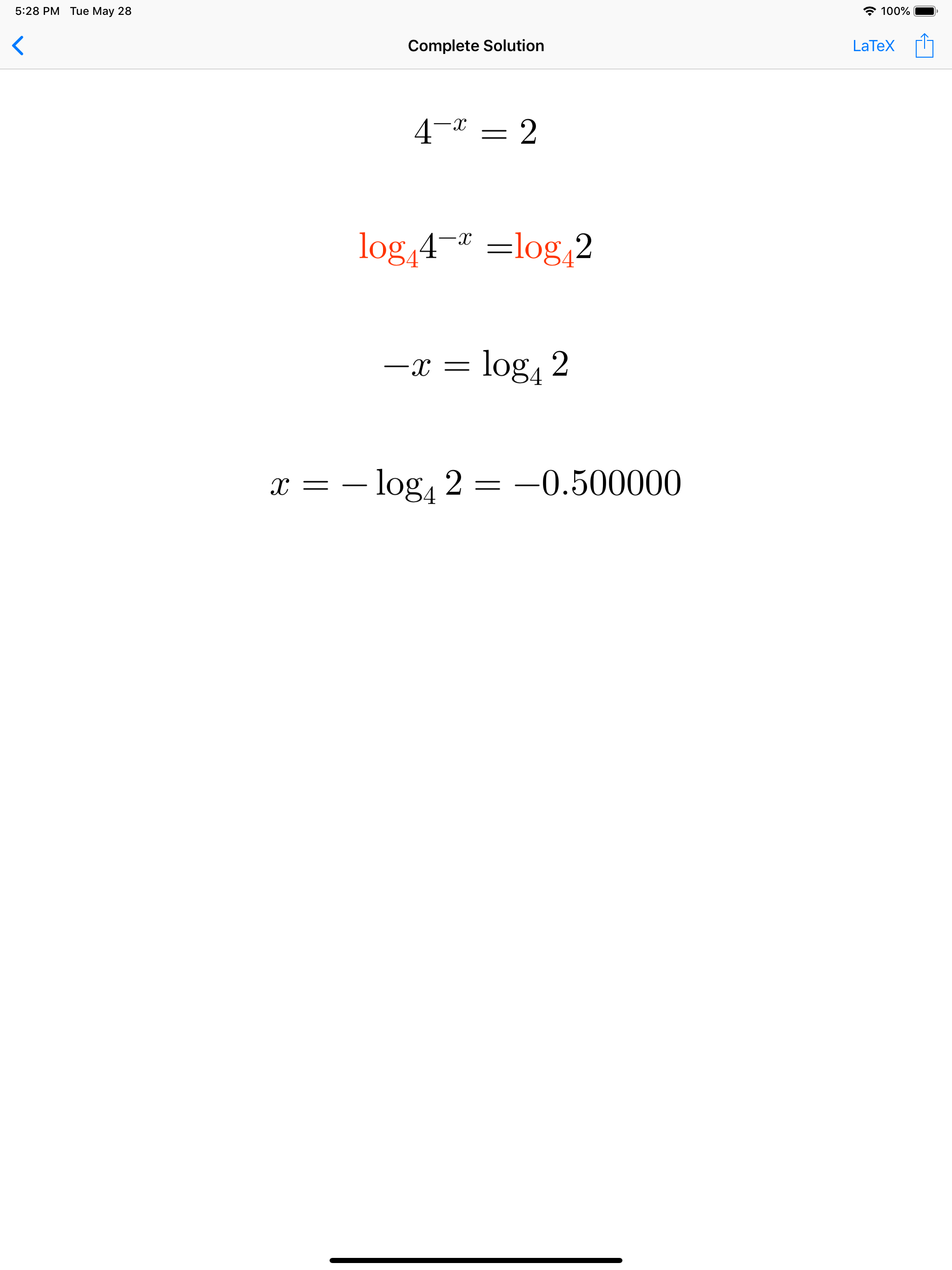 Exponential Equations   ++