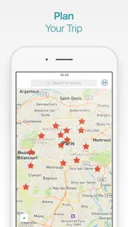 paris travel guide and map iphone screenshot 1