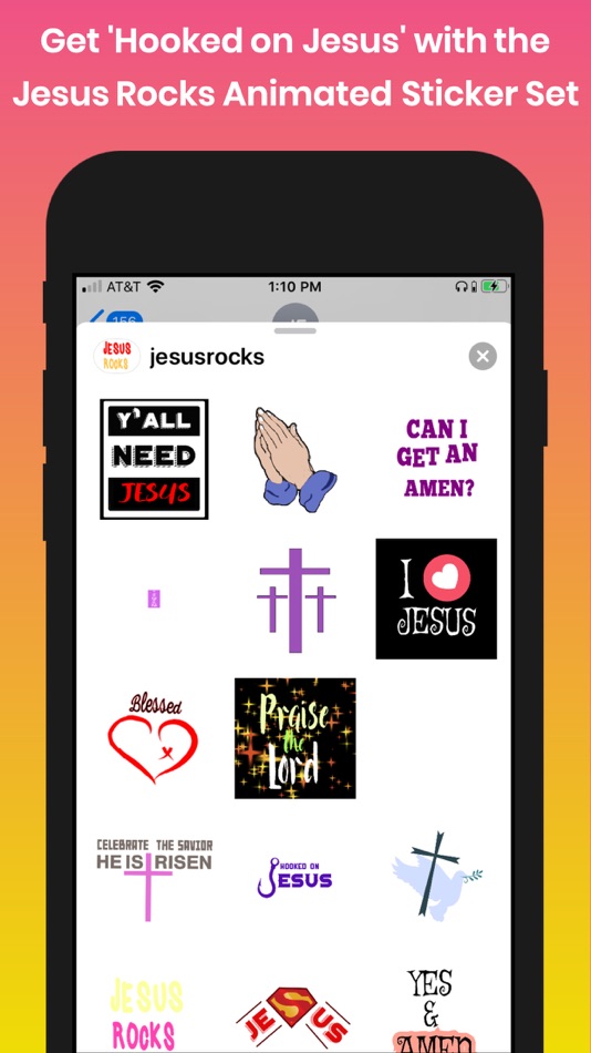 Jesus Rocks Animated Stickers - 1.0 - (iOS)