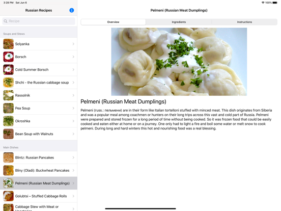 Russian Food Recipes screenshot