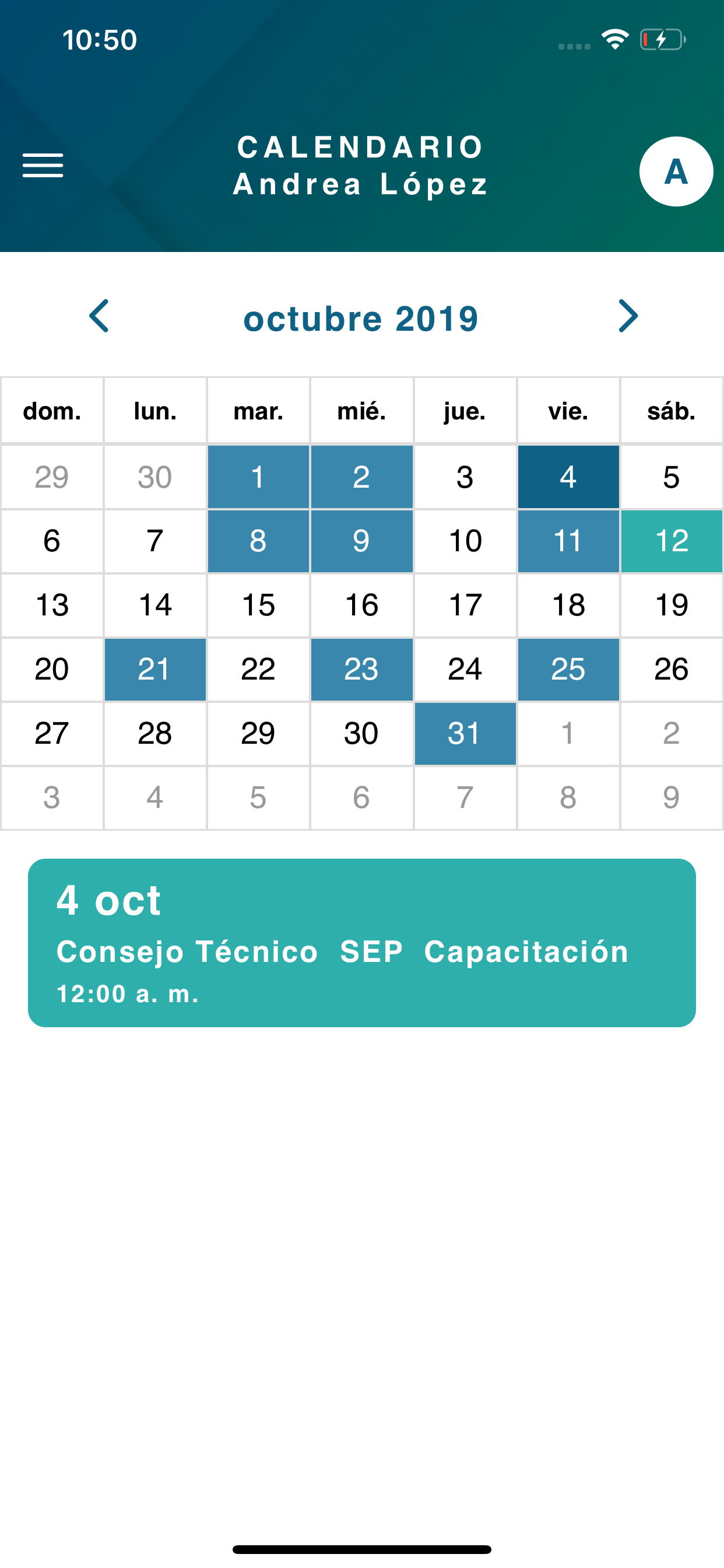 Unión Montessori screenshot 2
