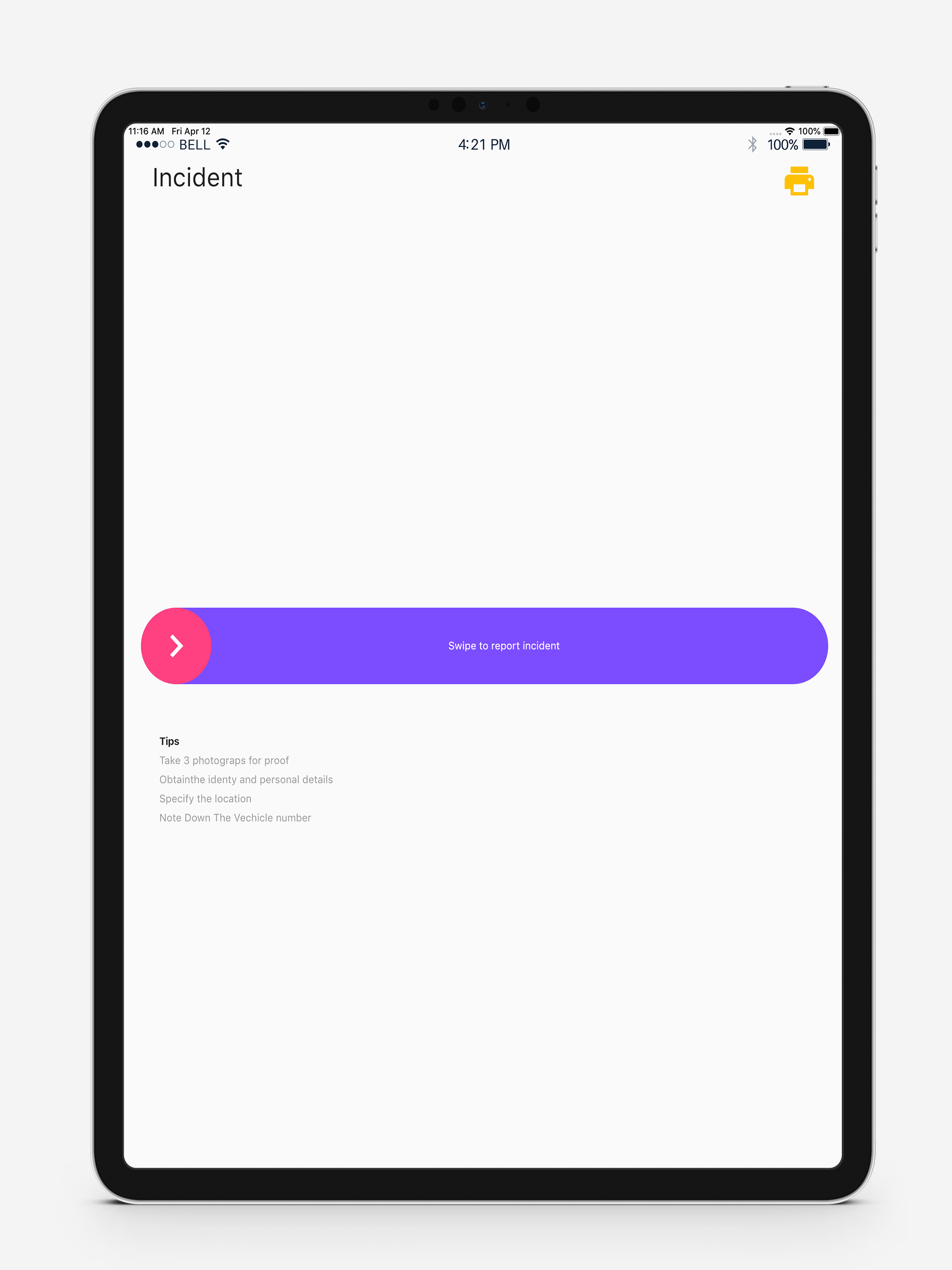 Accident Reporting App