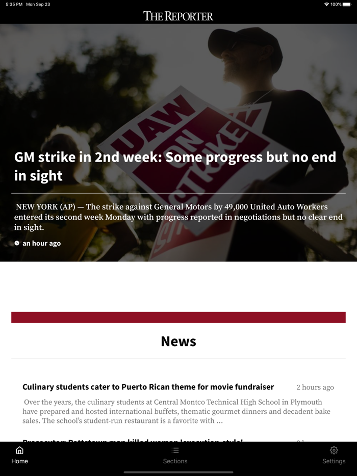 The Reporter for Mobile