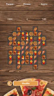 pizza burger match 3 iphone screenshot 3