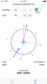 Crosswind Calculator Pro screenshot