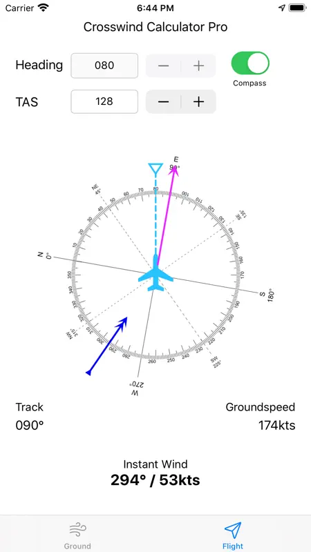 Crosswind Calculator Pro screenshot 3 of 3