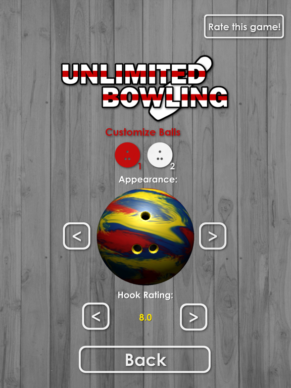 Unlimited Bowling iPad screenshot 5 - Games app