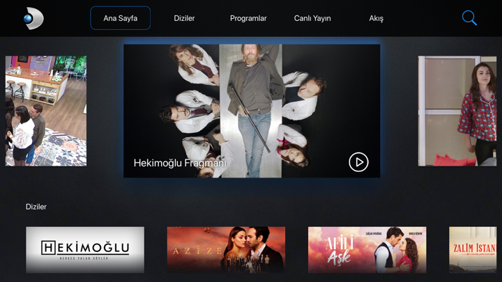 Screenshot #1 pour Kanal D for Apple TV