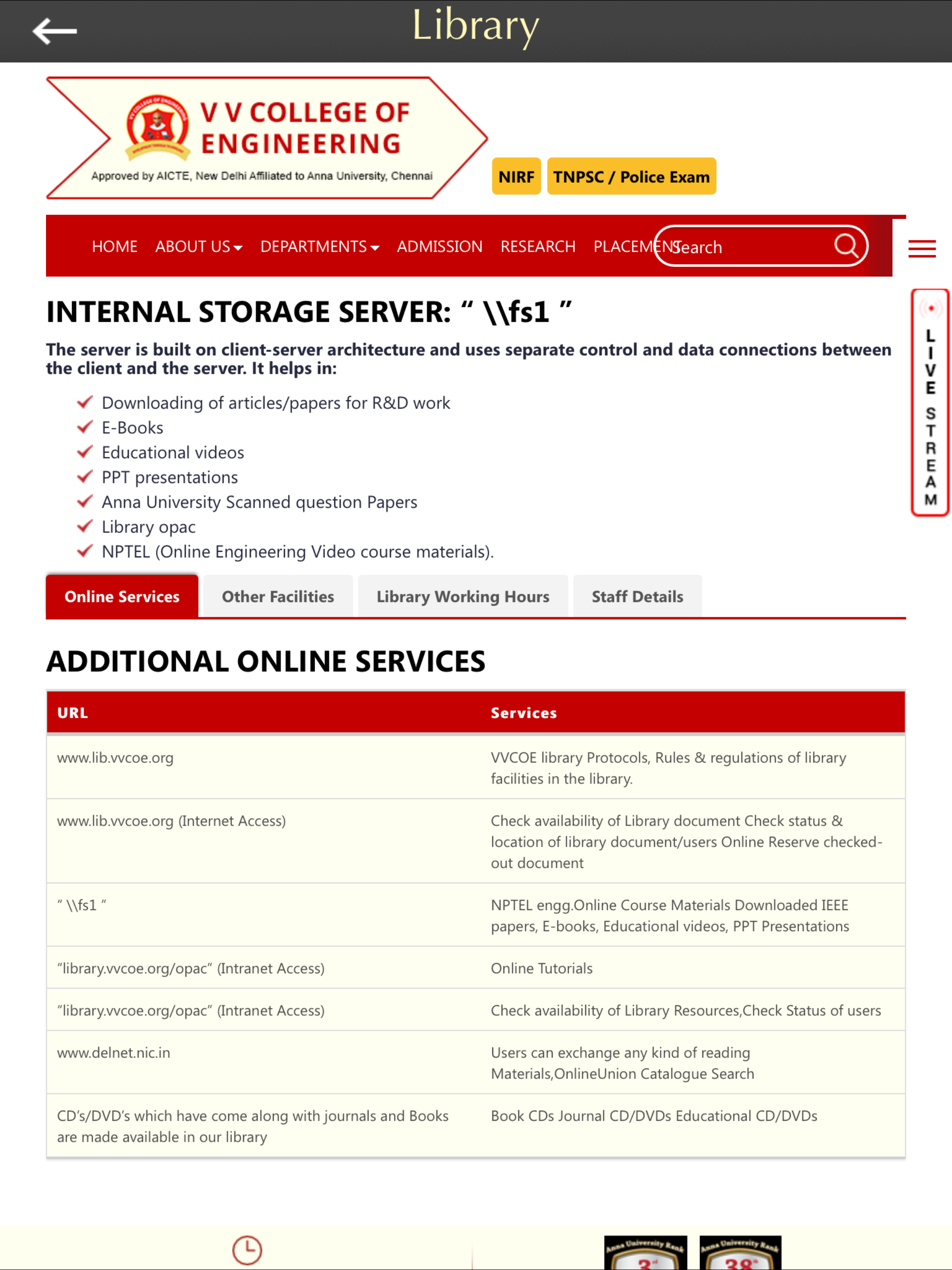 V V College of Engineering screenshot 6