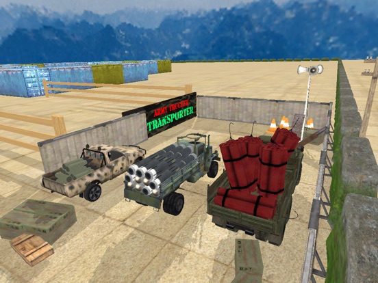 Army Trucker Transporter - 3Dのおすすめ画像1