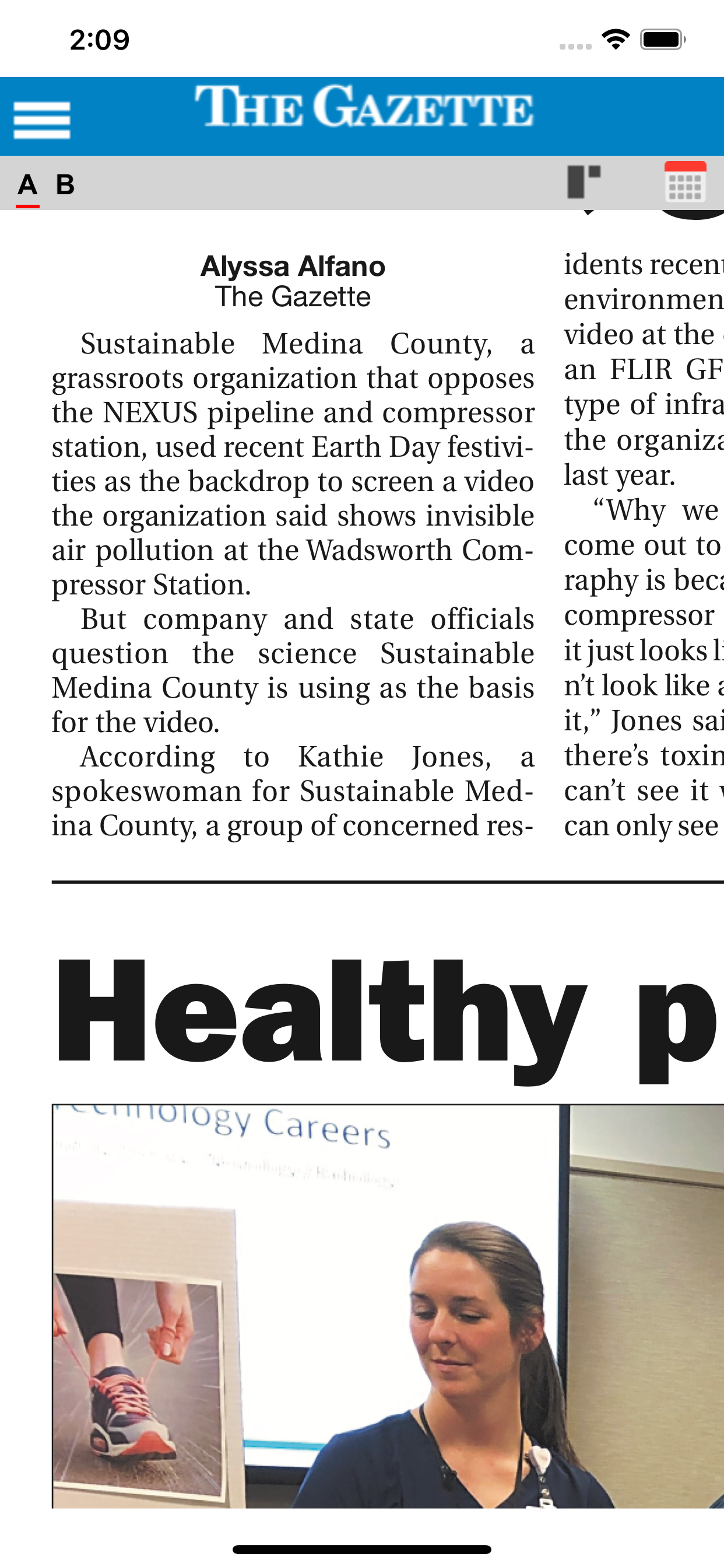 Medina Gazette screenshot 5