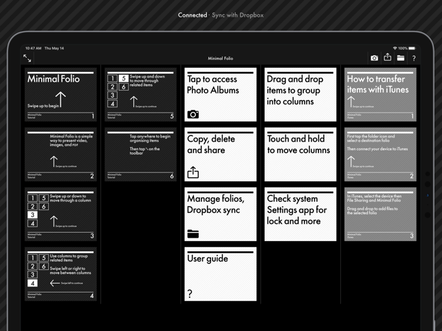 Minimal Folio Ekran Görüntüsü