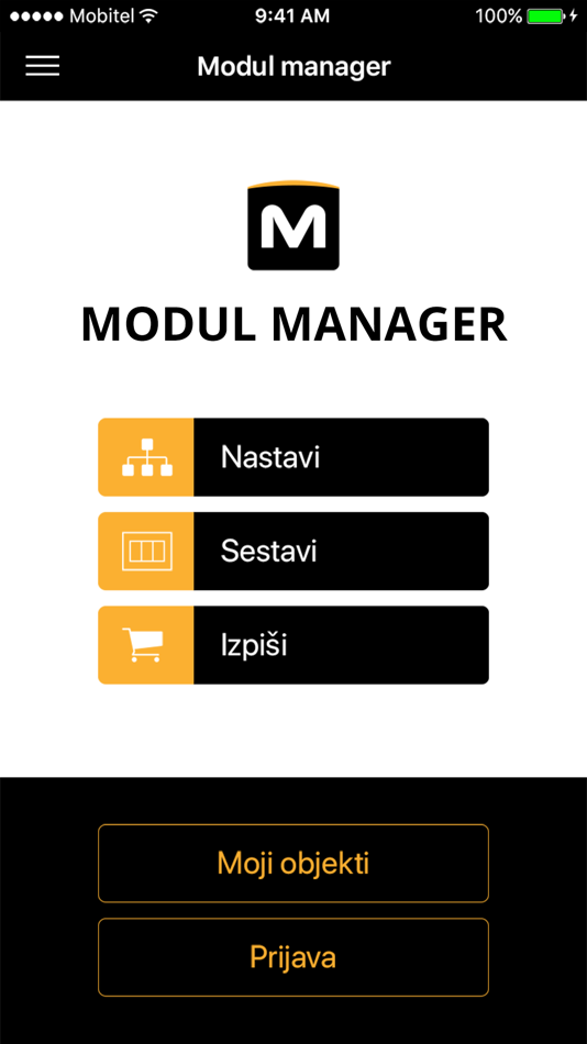 #1. TEM Modul Manager (iOS) Podle: Positiva resitve d.o.o.